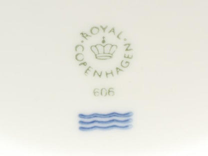 美品 ロイヤルコペンハーゲン ディーププレート パスタプレート 皿 24cm ホワイトフルーテッド Royal Copenhagen