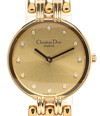 Christian Dior 腕時計 バギラ クオーツ ゴールド D44-155 レディース クリスチャンディオール
