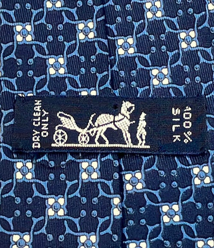 HERMES ネクタイ シルク100% メンズ エルメス