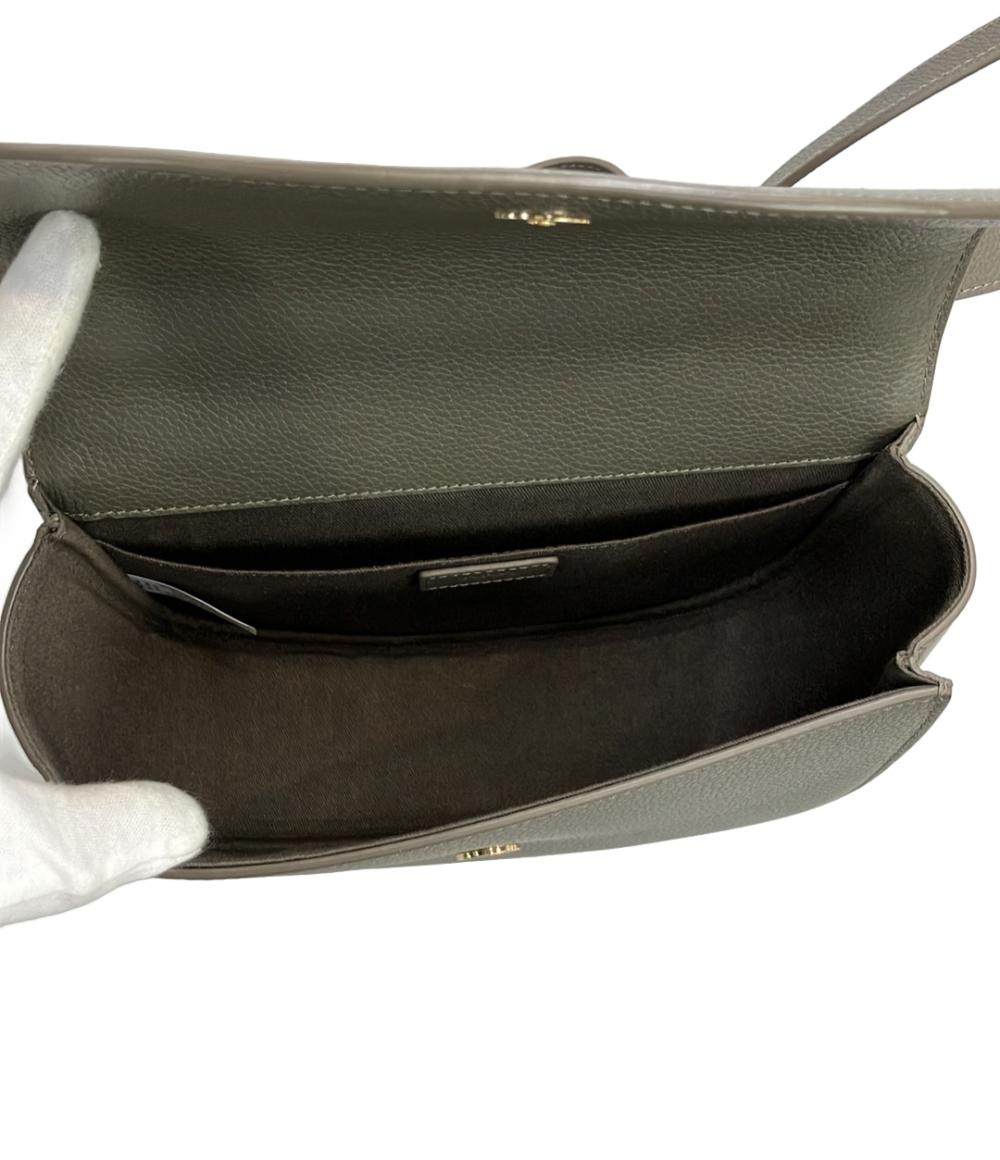 美品 A.P.C. ショルダーバッグ 斜め掛け レザー ジュネーブ フラッペ レディース アーぺーセー