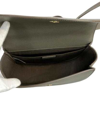 美品 A.P.C. ショルダーバッグ 斜め掛け レザー ジュネーブ フラッペ レディース アーぺーセー