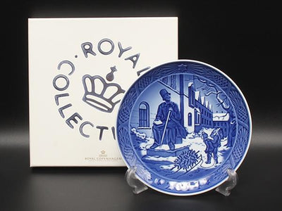 美品 Royal Copenhagen イヤープレート 飾り皿 18cm 2014 ロイヤルコペンハーゲン