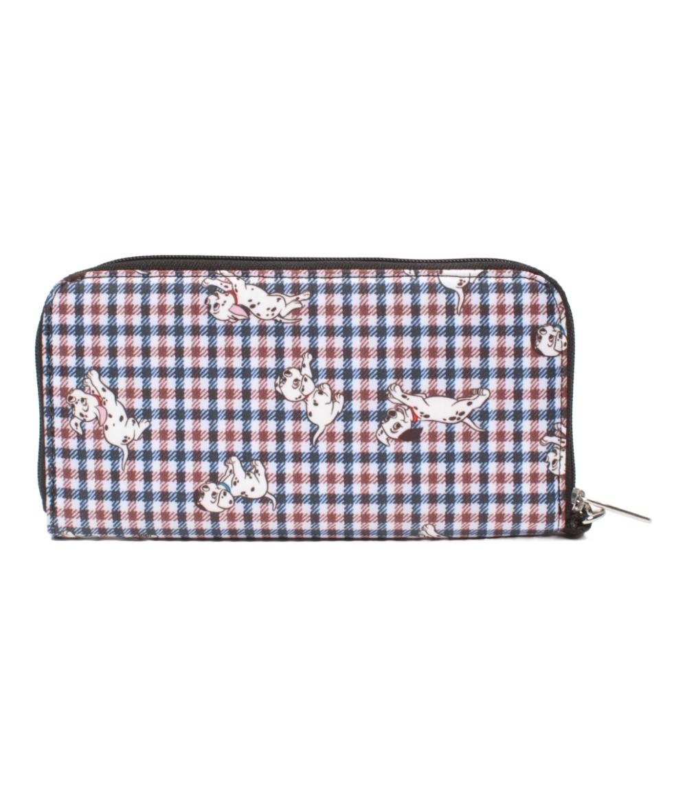 美品 LeSportsac ラウンドファスナー長財布×Disney レディース レスポートサック