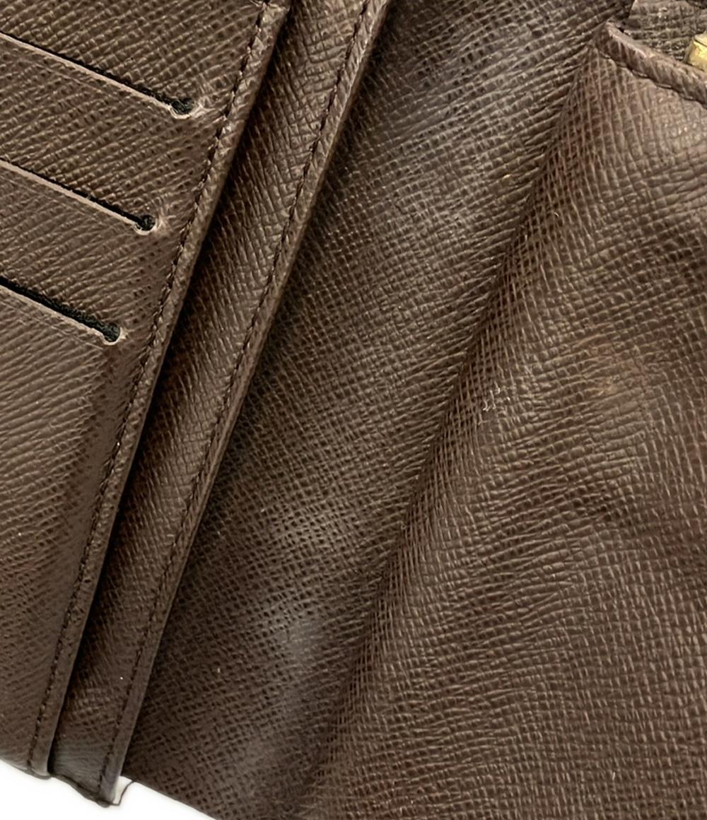 LOUIS VUITTON 二つ折り財布 ポルトモネ ビエ ヴィエノワ ダミエ エベヌ N61663 レディース ルイ・ヴィトン