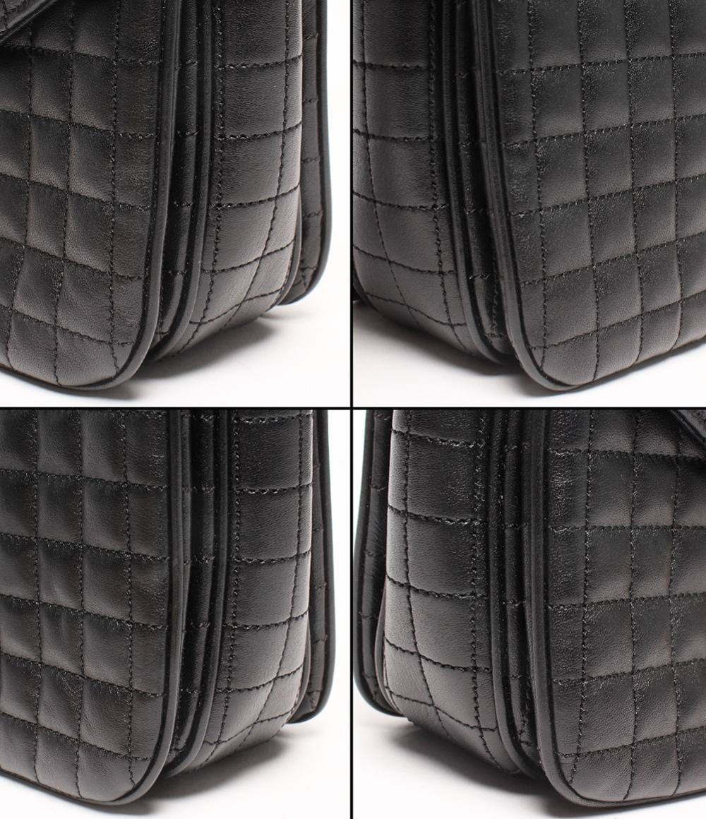 セリーヌ チェーンショルダーバッグ 肩掛け 斜め掛け Cミディアム キルテッド レディース CELINE