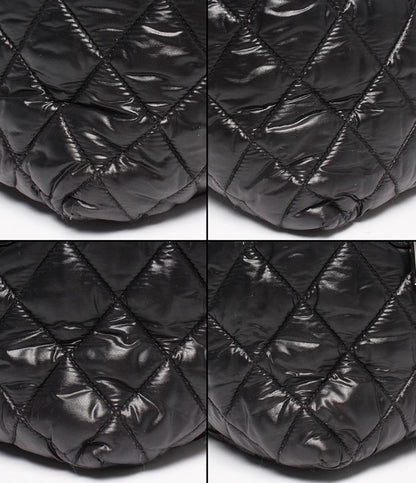 美品 CHANEL トートバッグ シルバー金具 コココクーン スモール レディース シャネル