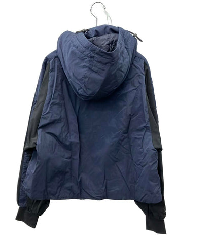 TATRAS ダウンジャケット ショート丈 フード付き 袖ジャージー 素材切り替え ナイロン LEMPIC LTAT21A4855-D レディース SIZE 1 (S) タトラス