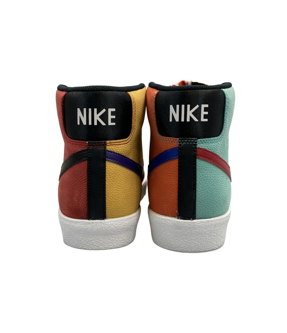 美品 ナイキ ミドルカットスニーカー BLAZER 77 EMB DN1718-300 メンズ SIZE 27.5 (L) NIKE