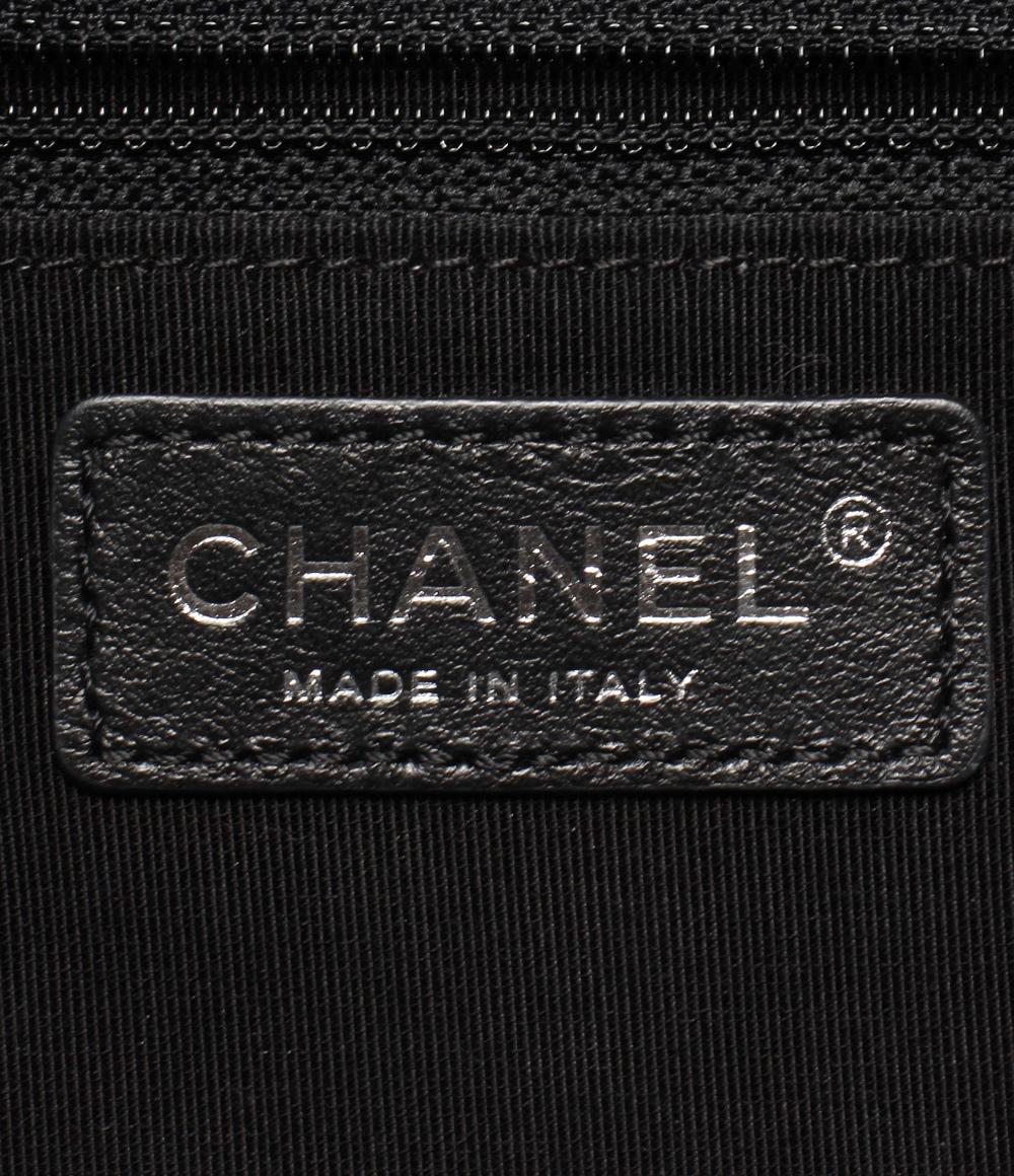 シャネル チェーントートバッグ ラムスキン シルバー金具 マトラッセ レディース CHANEL