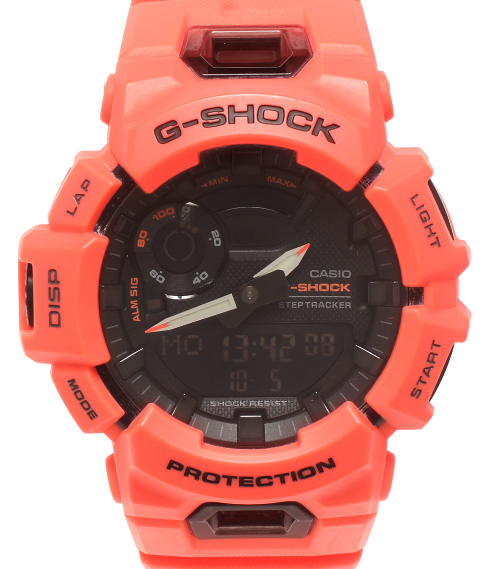 美品 CASIO 腕時計 Bluetooth搭載 G-SHOCK クオーツ ブラック GBA-900 レディース メンズ カシオ