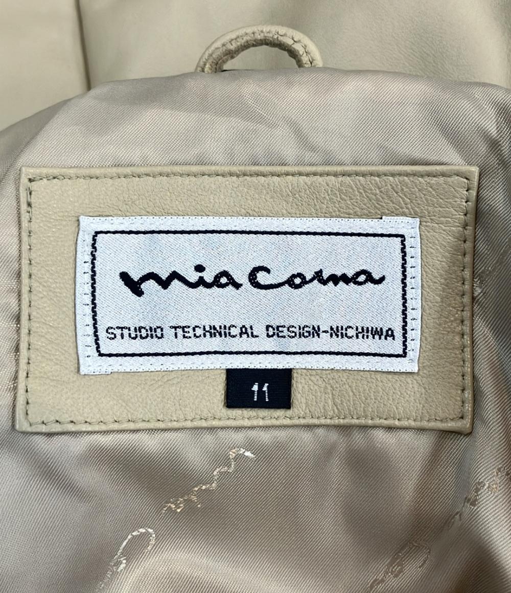 ミアコマ レザーコート レディース SIZE 11 (M) Mia coma
