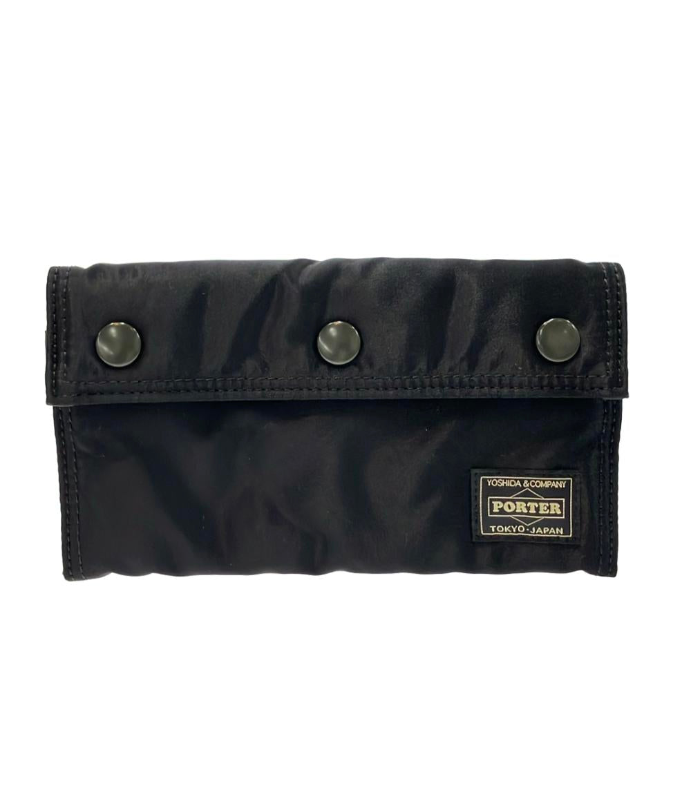 美品 PORTER 長財布 ポケット ウォレット L タンカー メンズ ポーター
