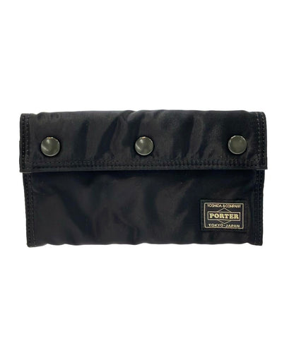 美品 PORTER 長財布 ポケット ウォレット L タンカー メンズ ポーター