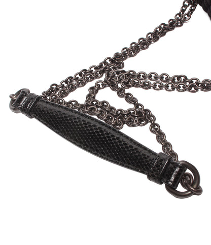 BOTTEGA VENETA チェーンショルダーバッグ 肩掛け ベロア レディース ボッテガ・ヴェネタ