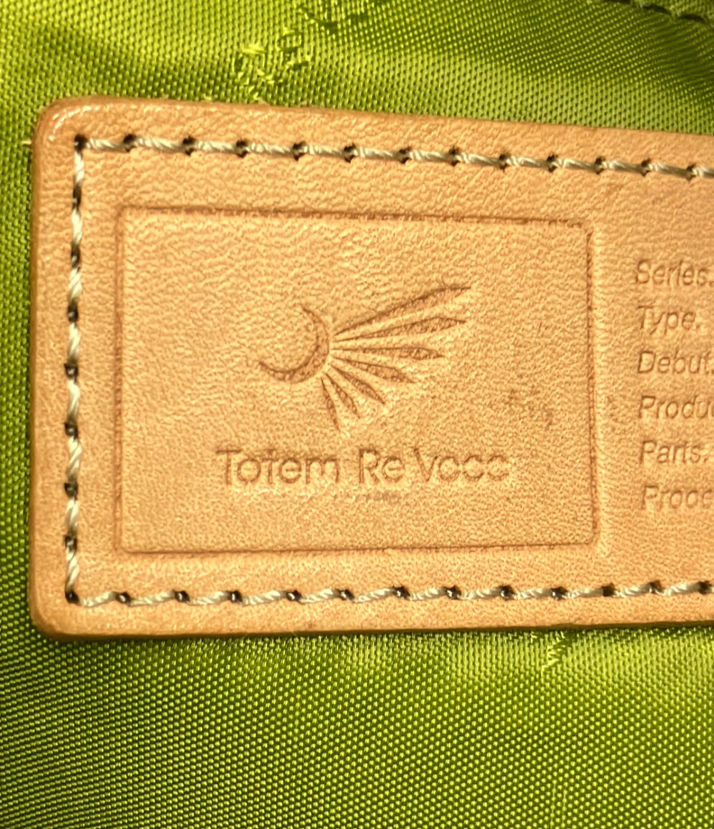 Totem Re Vooo ボストンバッグ ショルダーバッグ 2WAY 肩掛け パンチングレザー メンズ トーテムリボー