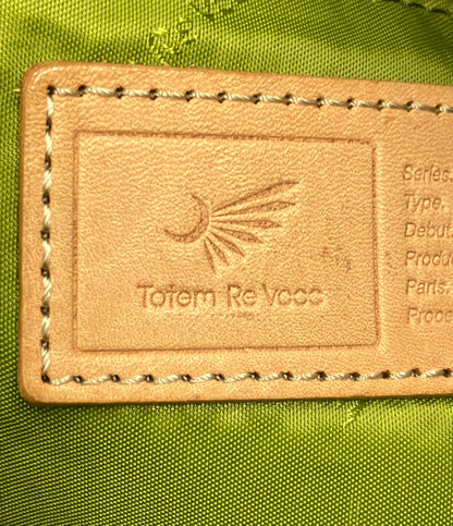 Totem Re Vooo ボストンバッグ ショルダーバッグ 2WAY 肩掛け パンチングレザー メンズ トーテムリボー