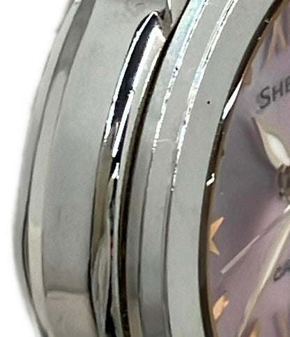 CASIO 腕時計 シーン SHEEN ソーラー ピンク SHW-1500 レディース カシオ