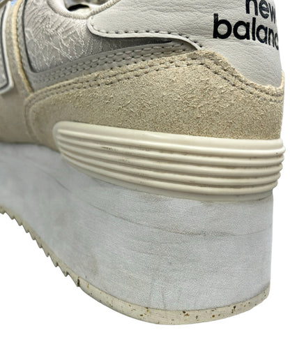 NEW BALANCE ローカット厚底スニーカー WL574ZBJ レディース SIZE 24.0 ニューバランス