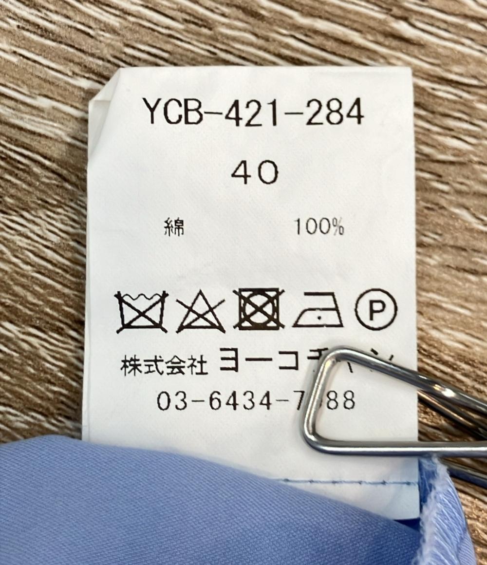 YOKO CHAN 半袖ブラウス パフスリーブ フロントフリル ボタン YCB-421-284 L レディース SIZE 40 (M) ヨーコチャン