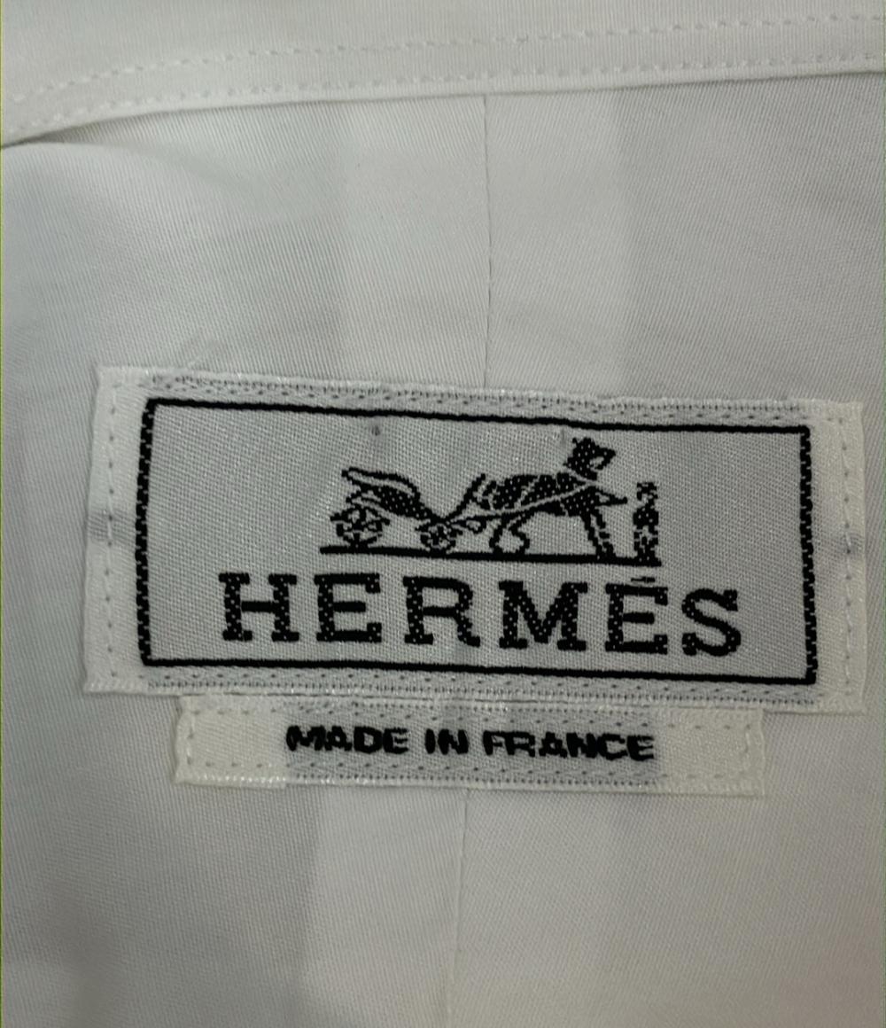 HERMES 半袖シャツ HERMES プルオーバー ストライプライン メンズ SIZE 42 (M) エルメス