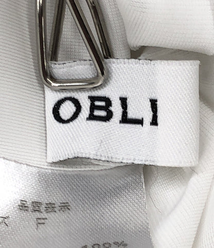 フラッタースリーブフリルワンピース レース使い      レディース SIZE F (M) OBLI