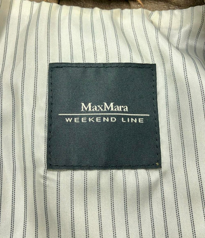 マックスマーラ ゴートレザーテーラードジャケット レディース SIZE 40 (M) MAX MARA