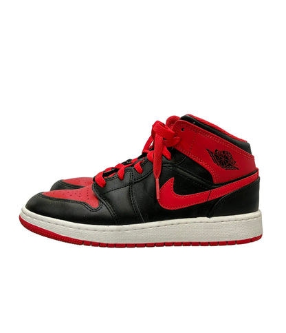 Air Jordan NIKE ハイカットスニーカー GS エアジョーダン1 ミッド DQ8423-060 レディース SIZE 23.5 エアジョーダン ナイキ