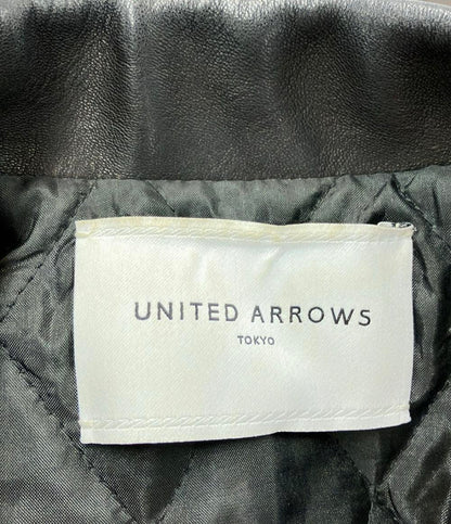 ユナイテッドアローズ ラムレザーライダースジャケット アウター コート レディース SIZE 36 (XS) UNITED ARROWS