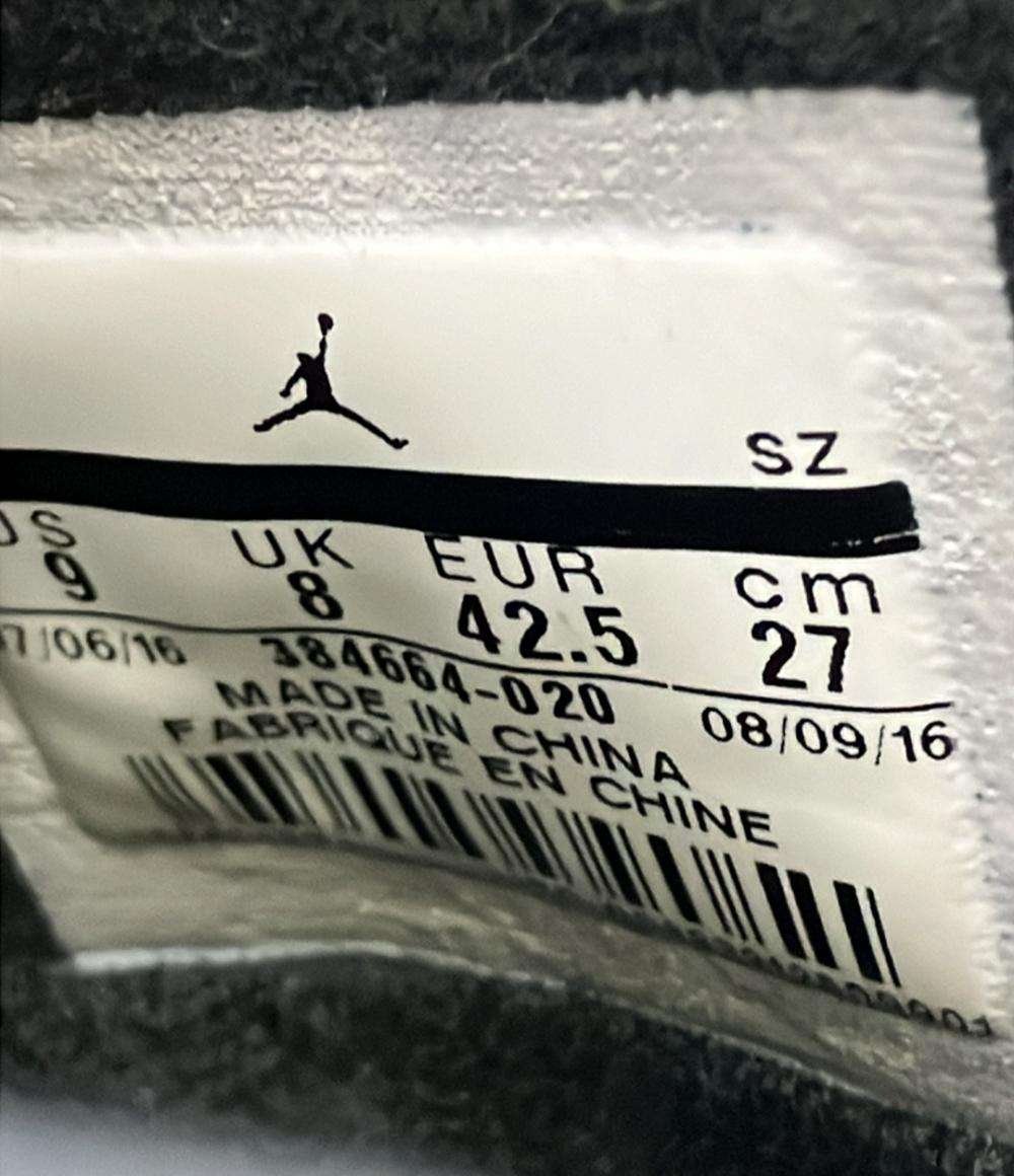 訳あり ナイキ ミドルカットスニーカー エア ジョーダン 6 レトロ ブラックキャット 384664-020 メンズ SIZE 27.0 (L) NIKE