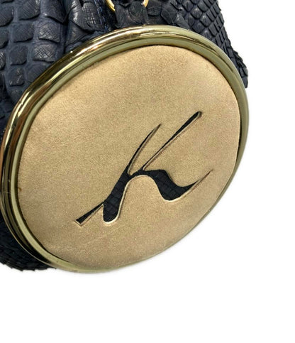 キタムラ フリンジショルダーバッグ 巾着型 レディース Kitamura