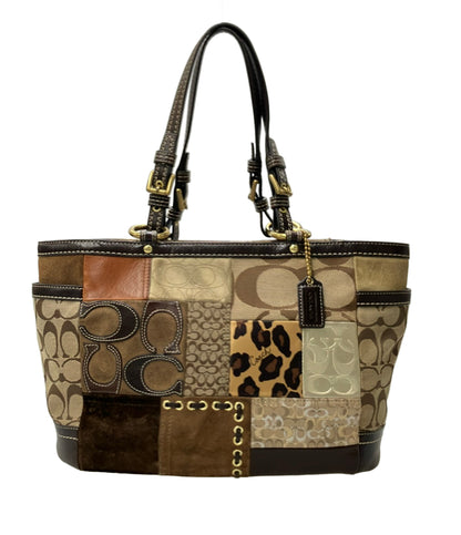 COACH ショルダーバッグ 肩掛け パッチワーク シグネチャー F12843 レディース コーチ