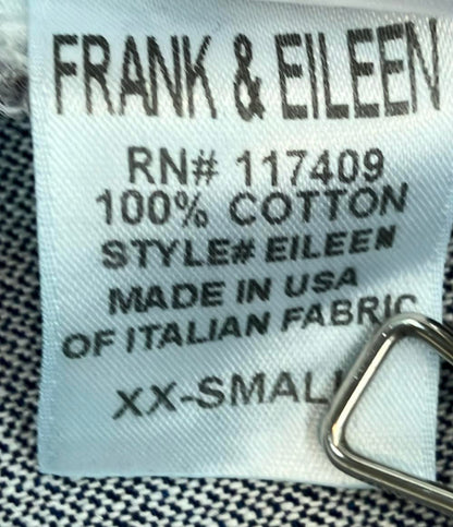 フランク＆アイリーン 長袖デニムシャツ ダメージ加工 レディース SIZE XXS (XS) Frank＆Eileen