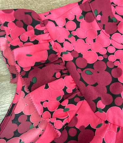 美品 Kate Spade バブルドット柄 ノースリーブブラウス レディース SIZE S ケイトスペード