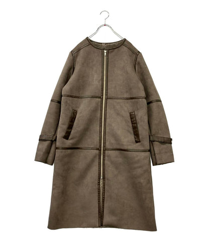 Sov. フェイクムートンコート ファー欠品 0307-330-193A レディース SIZE 38 (M) ソブ