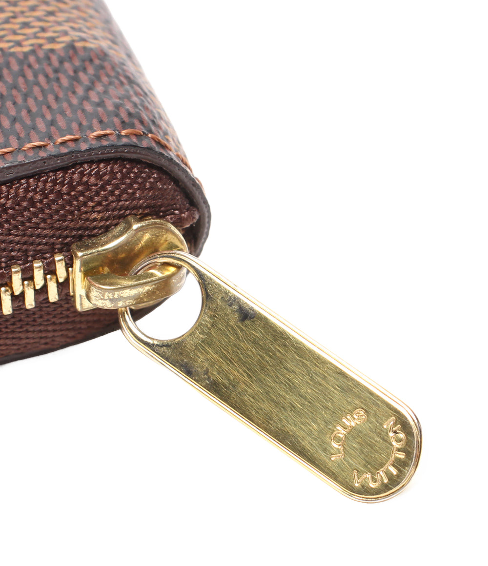 美品 LOUIS VUITTON コインケース ジッピーコインパース ダミエ N63070 レディース メンズ ルイ・ヴィトン