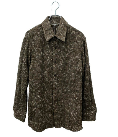美品 AURALEE ツイード長袖シャツ HOMESPUN TWEED SHIRT A24AB03HT メンズ SIZE 1 (S) オーラリー