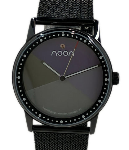 美品 noon copenhagen 腕時計 クオーツ メンズ ヌーンコペンハーゲン