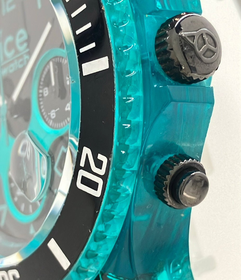 ice watch 腕時計 クオーツ ブラック メンズ アイスウォッチ