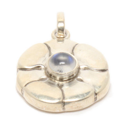 Georg Jensen ペンダントトップ SV925 436 ムーンストーン フラワーモチーフ レディース ジョージジェンセン