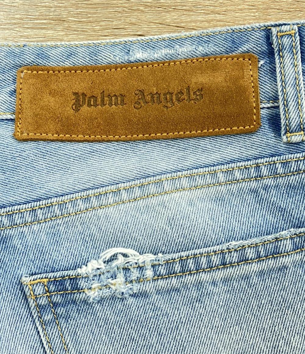 美品 パームエンジェルス レインボーロゴパッチデニムパンツ メンズ SIZE 30 (M) Palm Angels