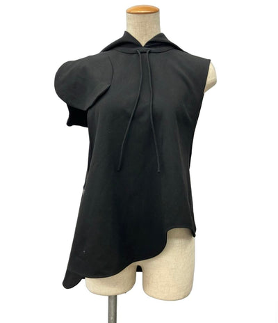 ENFOLD パーカー プルオーバー ショートスリーブ CIRCLE SLEEVE HOODIE 300HA230-0011 レディース SIZE 38 (M) エンフォルド