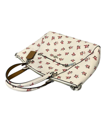 美品 コーチ 2WAY トートバッグ ショルダーバッグ 斜め掛け プレーリーサッチェル フローラルブルームプリント 26792 レディース COACH