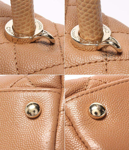 CHANEL 2way ハンドバッグ ショルダーバッグ マトラッセ ゴールド金具 キャビアスキン ココハンドル29 レディース シャネル