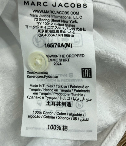 美品 MARC JACOBS 長袖シャツ ブラウス ショート丈 タグ付き 2f4rtp066w08 レディース SIZE M マークジェイコブス