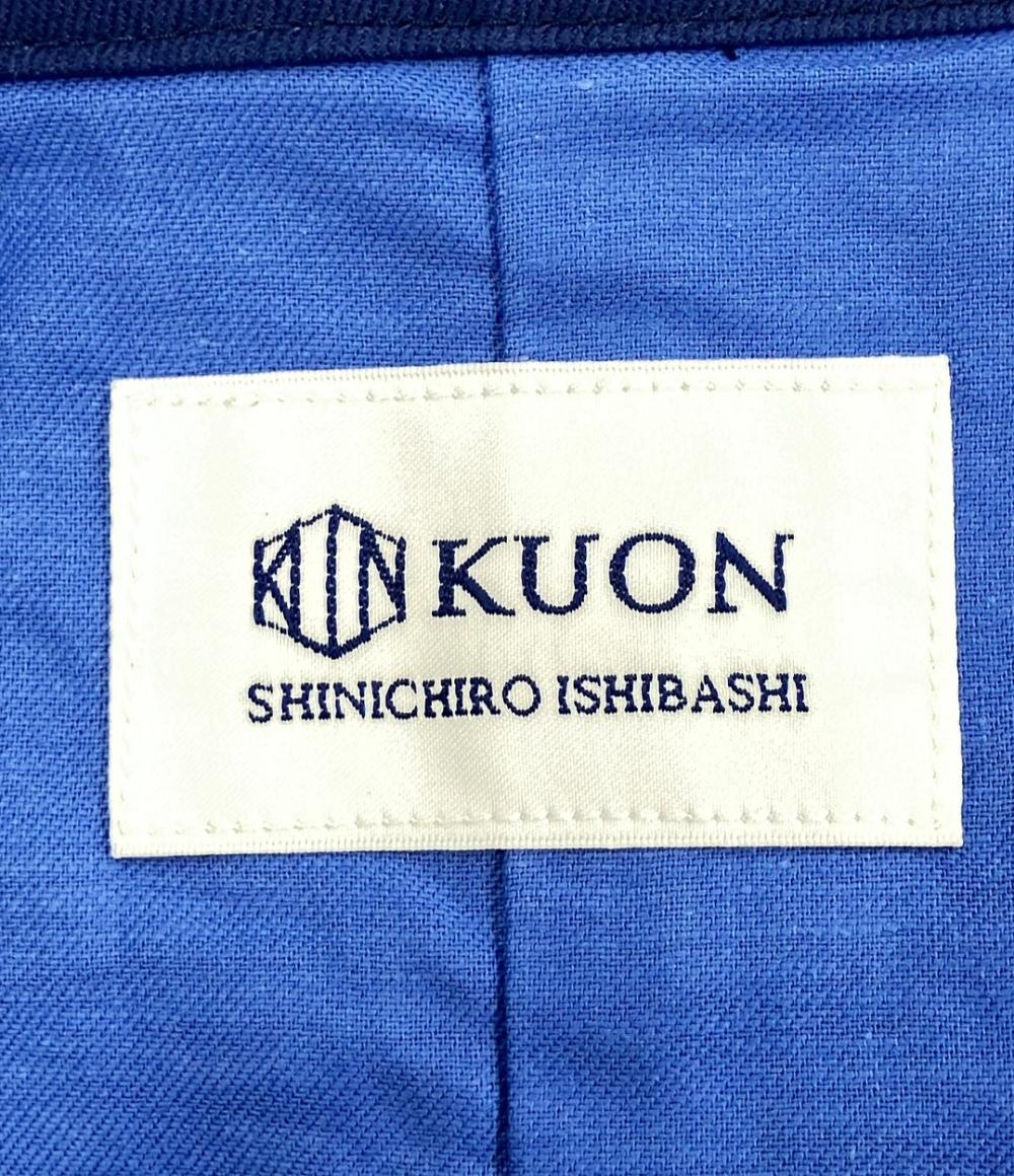 美品 クオン ノーカラージャケット メンズ SIZE L (L) kuon