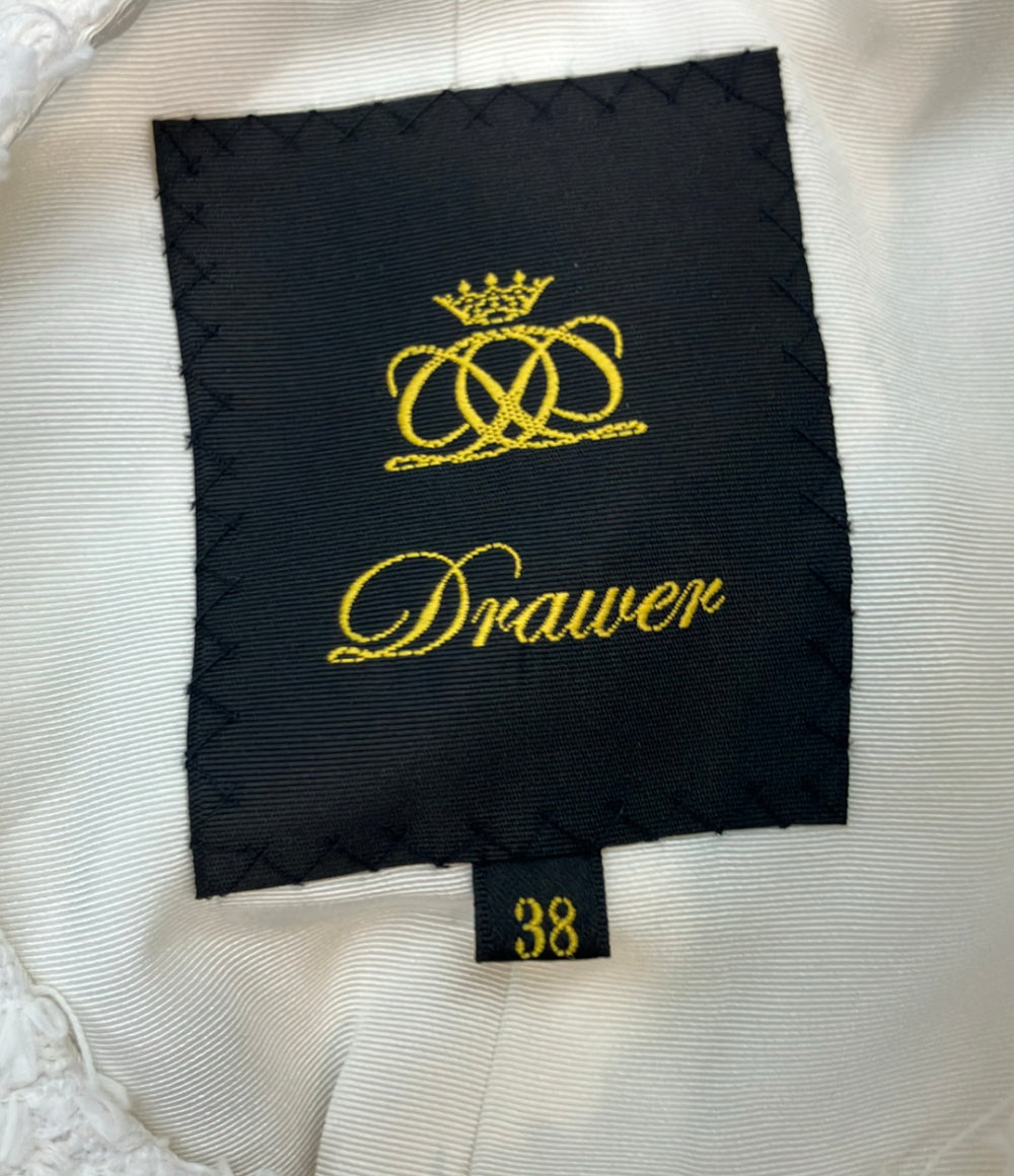 Drawer ロングベスト 6525-299-0815 SIZE 38 (M) ドゥロワー