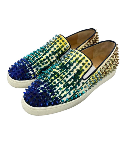 Christian Louboutin スリッポン スタッズ メンズ SIZE 43 1/2 (28.5cm