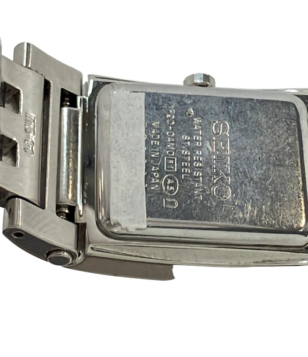 SEIKO 腕時計 IU イウ クオーツ シェル 1F20-0AM0 レディース セイコー