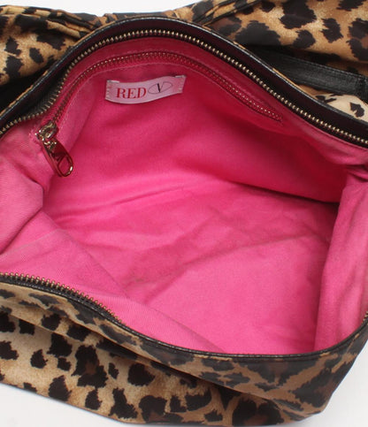 RED VALENTINO ハンドバッグ ヒョウ柄 リボン レディース レッドヴァレンティノ