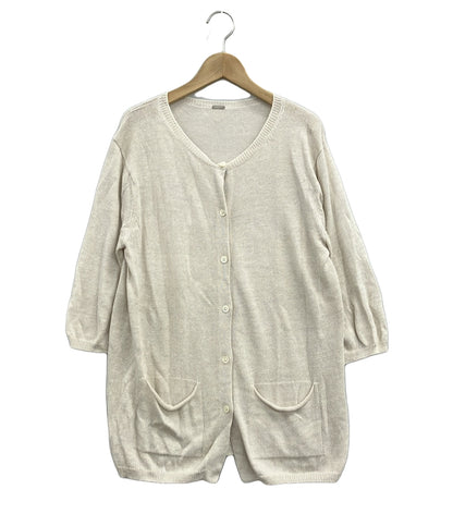 美品 マーガレットハウエル 長袖カーディガン 589-8164002 レディース SIZE F (M) MARGARET HOWELL